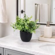 3-Piece Set of Tall Artificial Potted Plants - Image 3