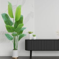 10-Stem Tall Indoor Faux Plant - Image 2