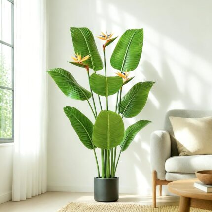 Tall Indoor Tropical Faux Plant