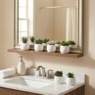 Mini Assorted Green Artificial Succulents