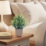 4-Piece Set of Small Artificial Potted Plants - Image 2