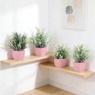 4-Piece Mini Potted Artificial Greenery Set