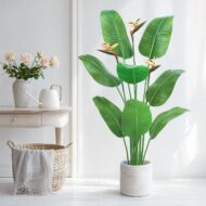 Tall Indoor Tropical Faux Plant - Image 2